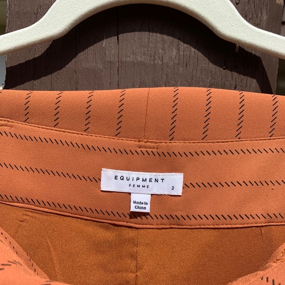 NWT - EQUIPMENT “ALLOISA” WOOL-BLEND TROUSER - Picture 7 of 8